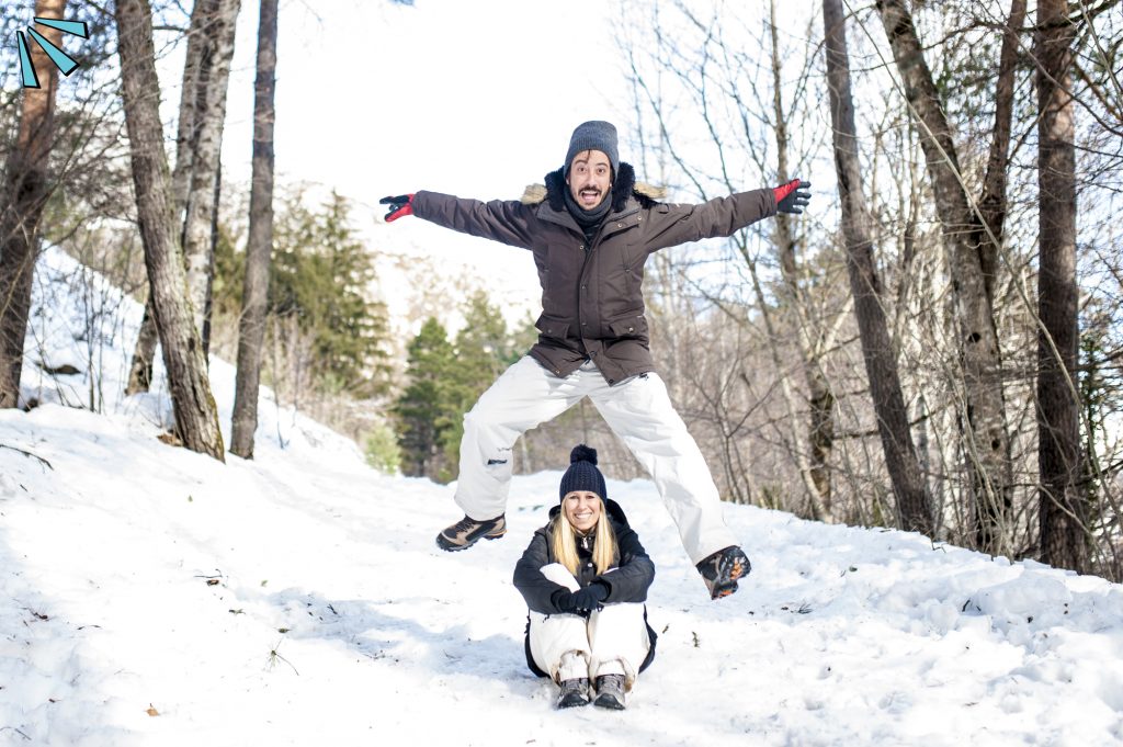 Fotos de boda en la nieve