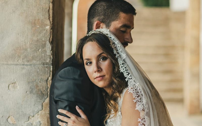 Reportaje de boda con las fotos realizadas en la montaña en La Rioja