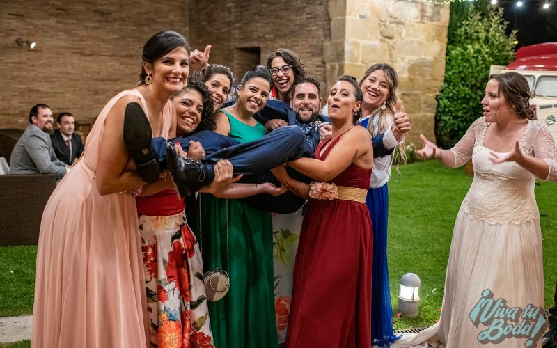 Fotos de boda realizadas a los novios en Restaurante San Camilo, Navarrete