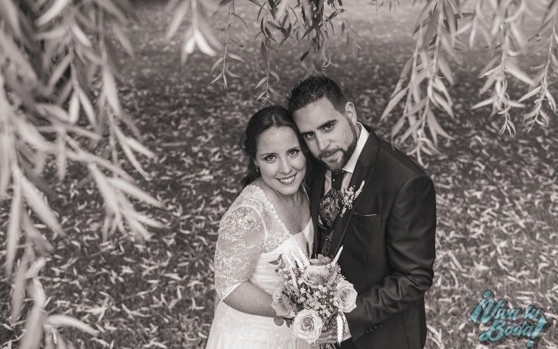 Fotos de boda realizadas a los novios en Restaurante San Camilo, Navarrete